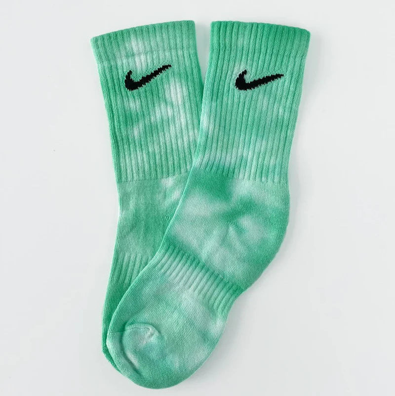 Mint - Green Tie-Dye Nike Socks