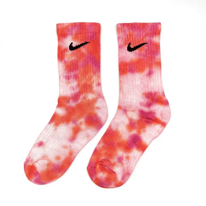 Chaussettes Nike Galaxy - Bleu et Rose Tie-Dye