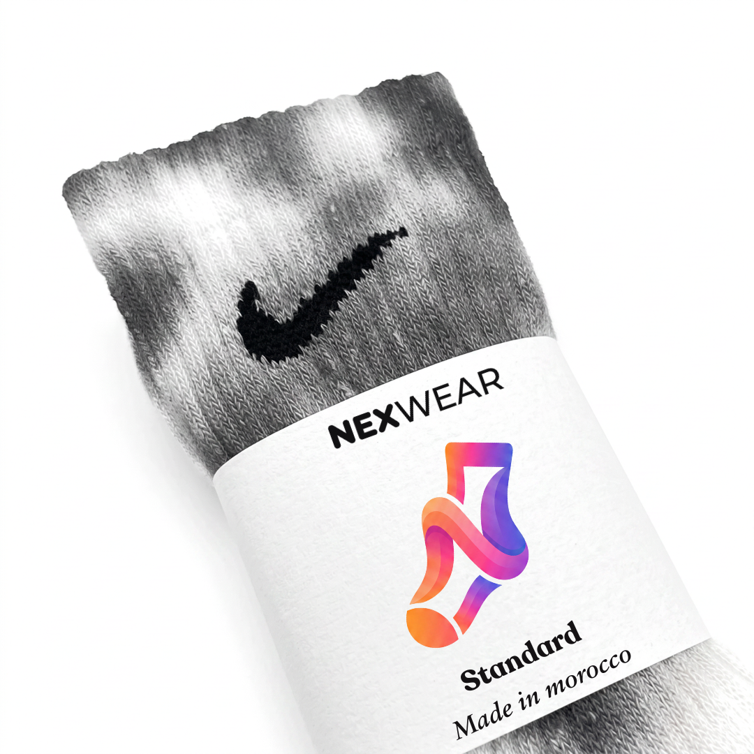 Ink – Black Tie-Dye Nike Socks