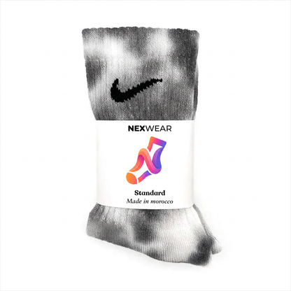 Ink – Black Tie-Dye Nike Socks