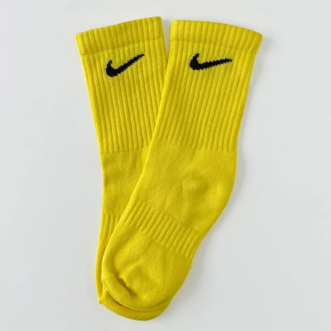 Lemon - Yellow Custom Nike Socks