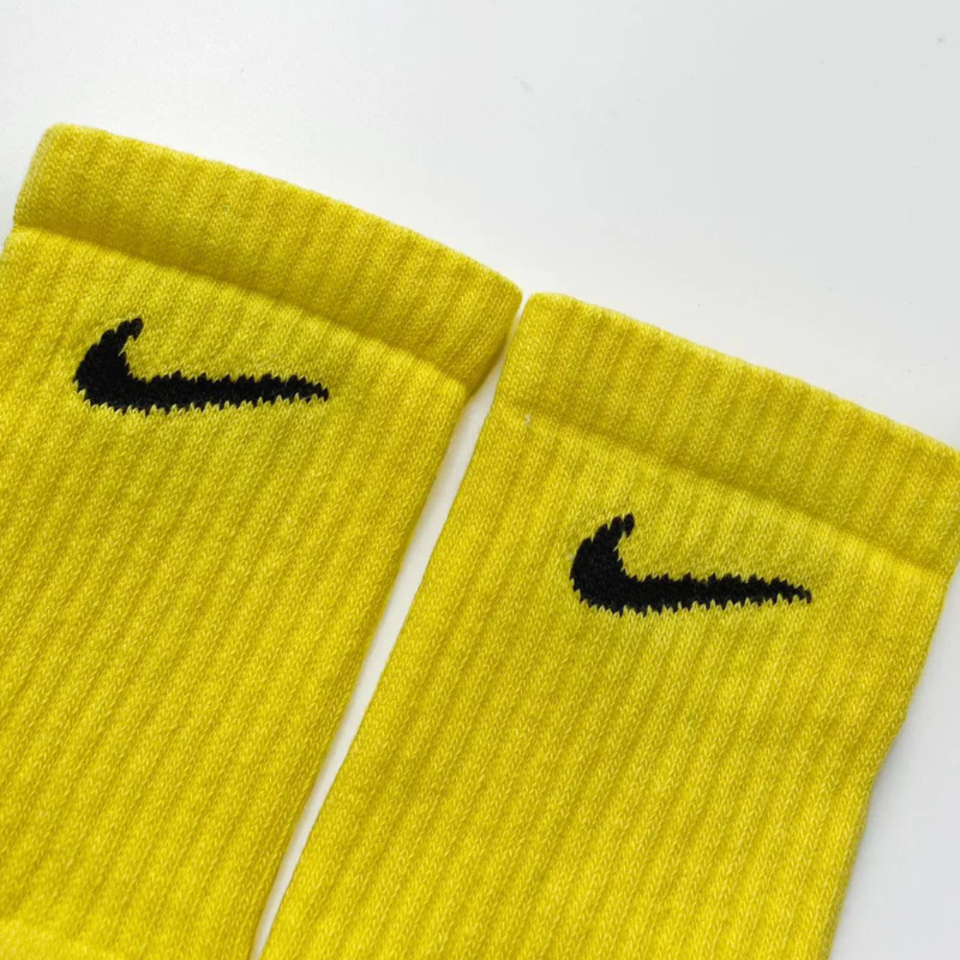 Lemon - Yellow Custom Nike Socks