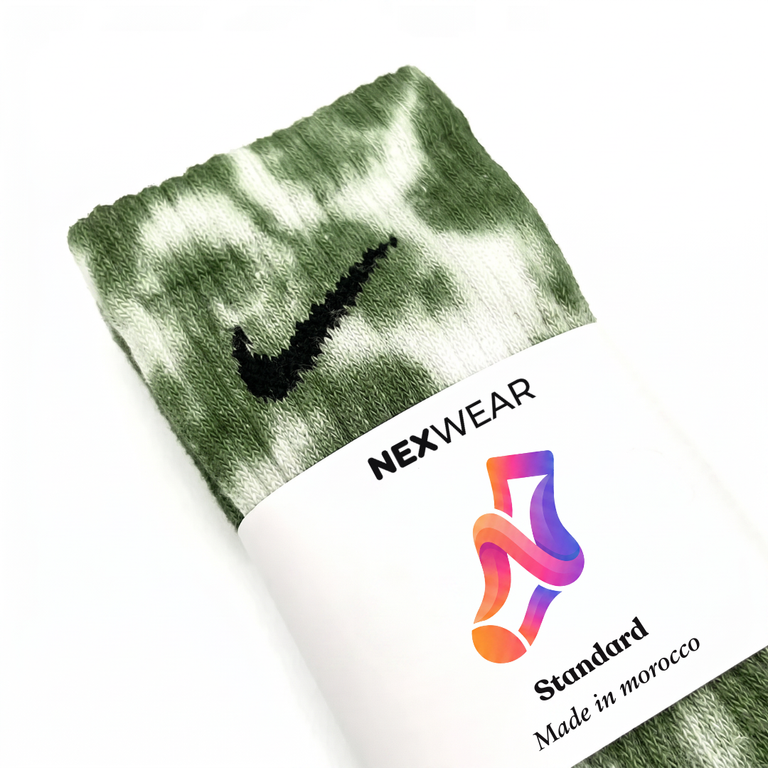 Forest – Green Tie-Dye Nike Socks