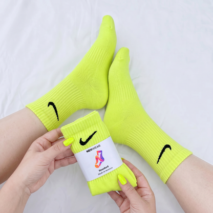 Tennis - Light Green Nike Socks