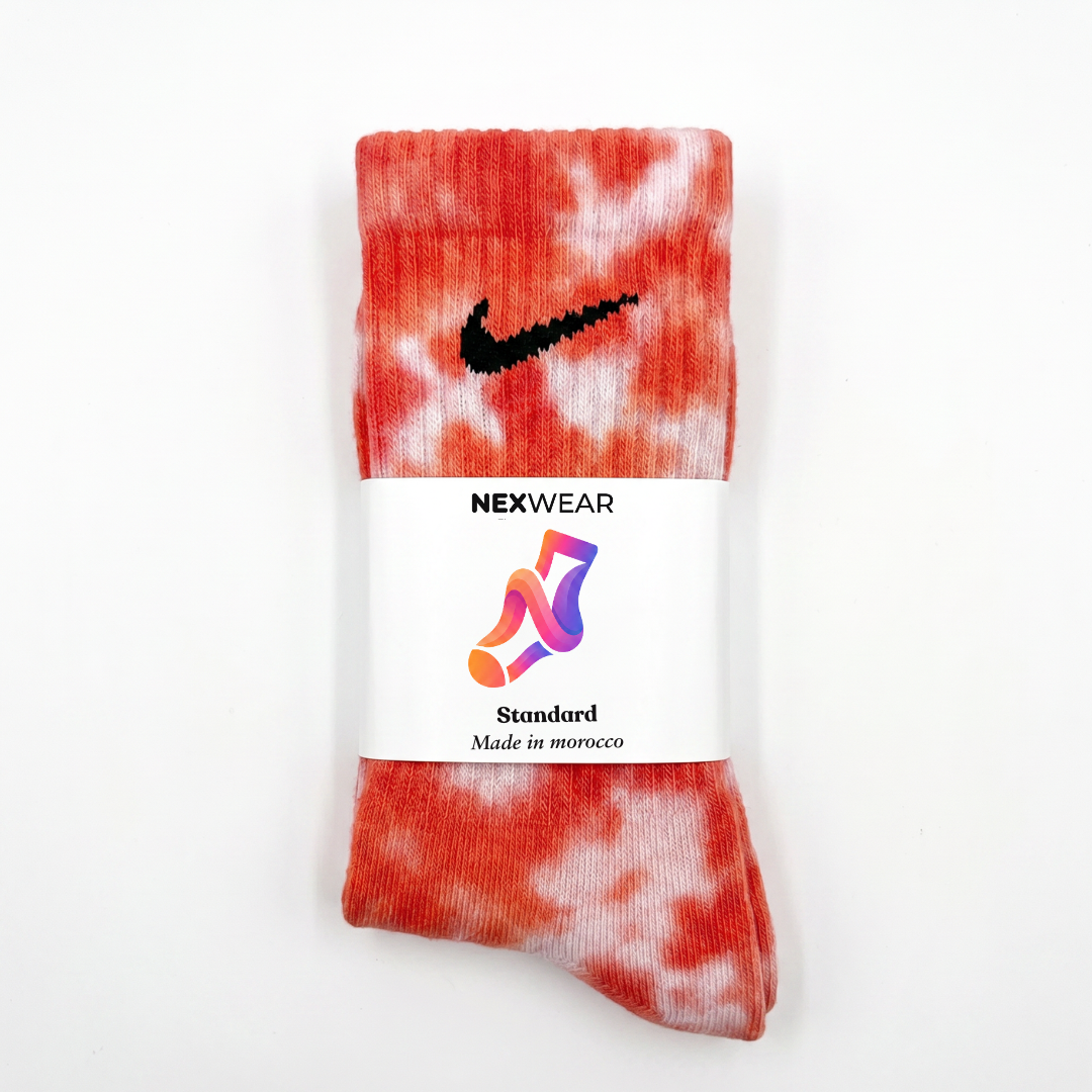 Lollipop - Red Tie-Dye Nike Socks