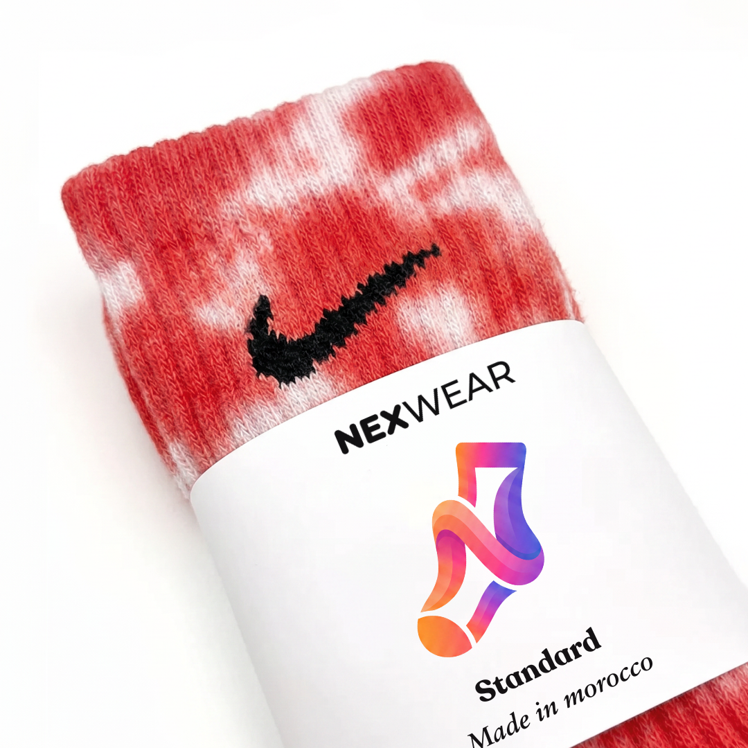 Lollipop - Red Tie-Dye Nike Socks