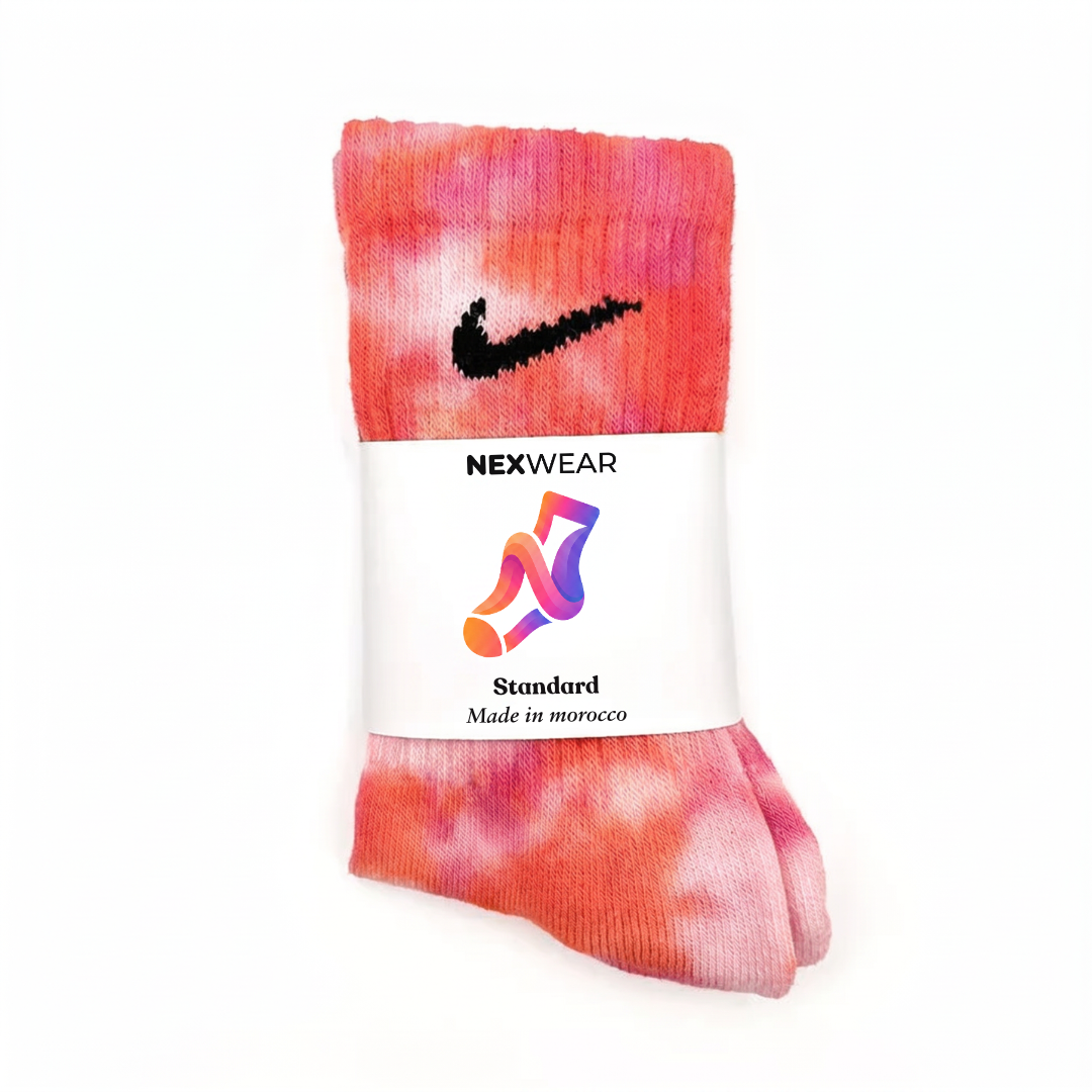 Chaussettes Nike Galaxy - Bleu et Rose Tie-Dye