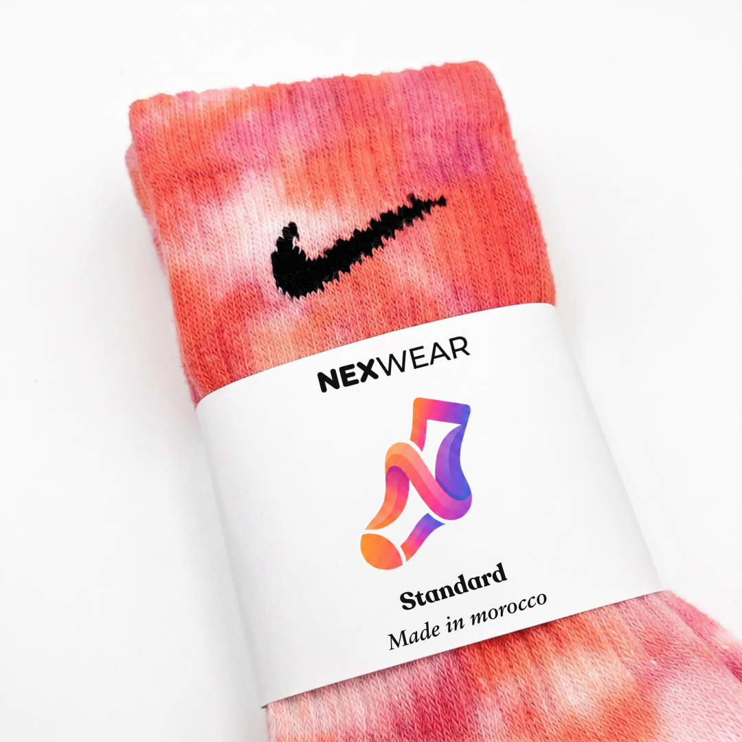 Chaussettes Nike Galaxy - Bleu et Rose Tie-Dye