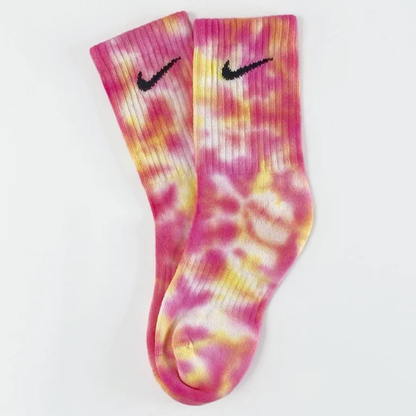 Chaussettes Nike Galaxy - Bleu et Rose Tie-Dye