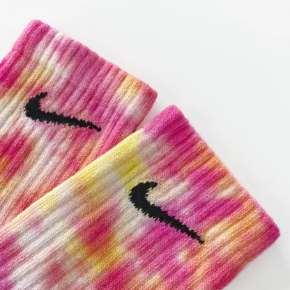Chaussettes Nike Galaxy - Bleu et Rose Tie-Dye
