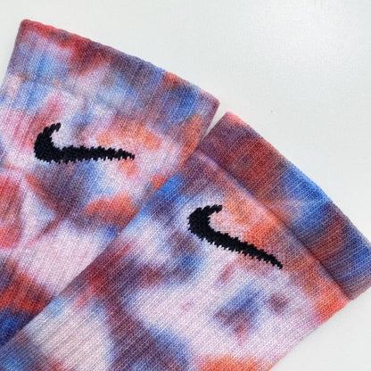 Blaugrana - Blue and Red Tie-Dye Nike Socks