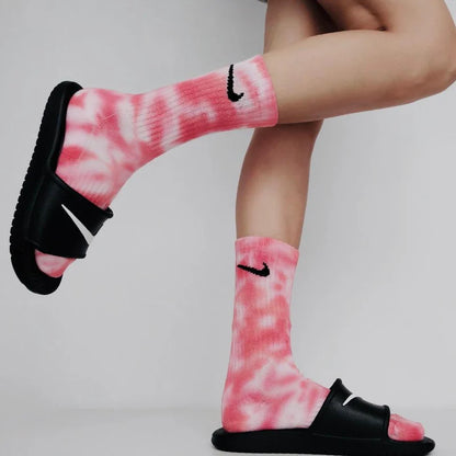 Lollipop - Red Tie-Dye Nike Socks