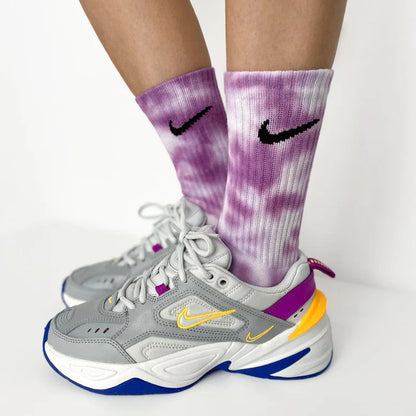 Blackberry - Dark Violet Tie-Dye Nike Socks