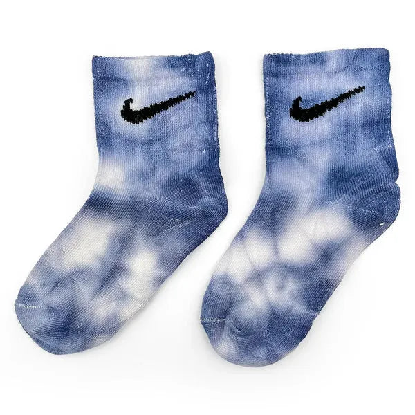 Bleu – Chaussettes montantes Nike Tie-Dye