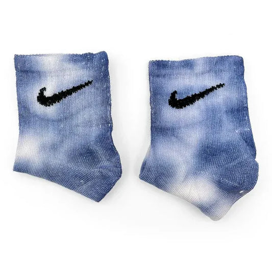Bleu – Chaussettes montantes Nike Tie-Dye
