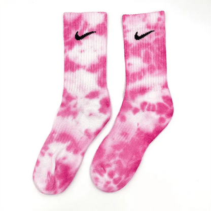 Flamingo - Pink Tie-Dye Nike Socks