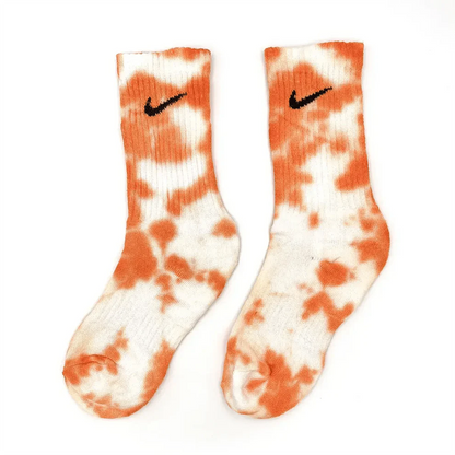 Fire - Orange Tie-Dye Nike Socks
